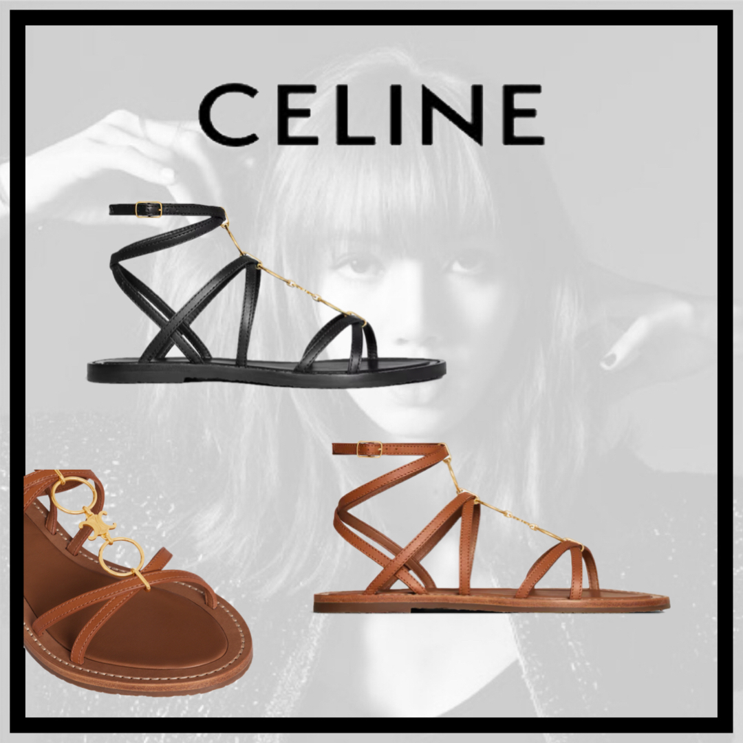 【国内発送】CELINE リンピア ストラッピー ジュエルサンダル