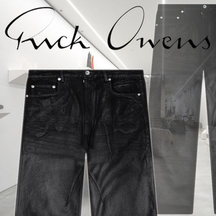 【関税込】Rick Owensリックオウエンス ストレッチデニムパンツ RICK OWENS(リックオウエンス) デニム・ジーパン(レディース