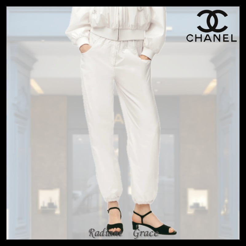 《究極の上質感》CHANEL ココビーチ パンツ ココマーク