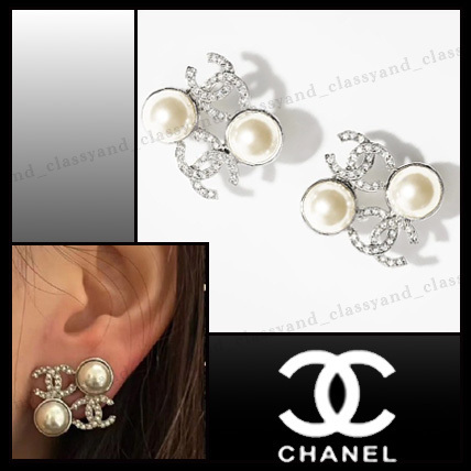 ロゴパール♪【 CHANEL 】ピアス♡