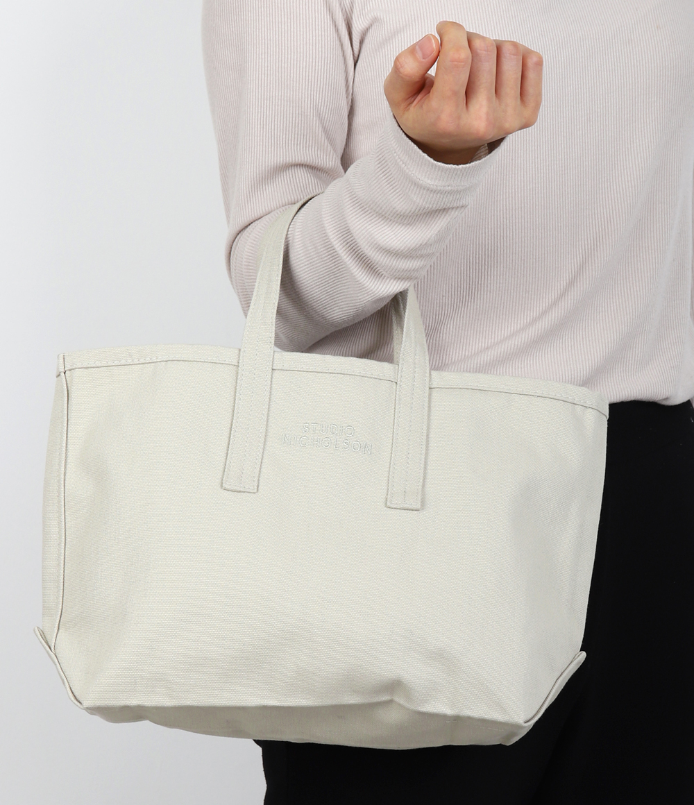 ★STUDIO NICHOLSON★スモール 刺繍 ロゴ トートバッグ