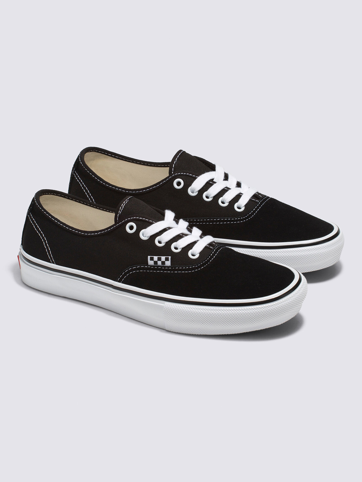 国内配送 VANS SKATE AUTHENTIC BLACK/WHITE