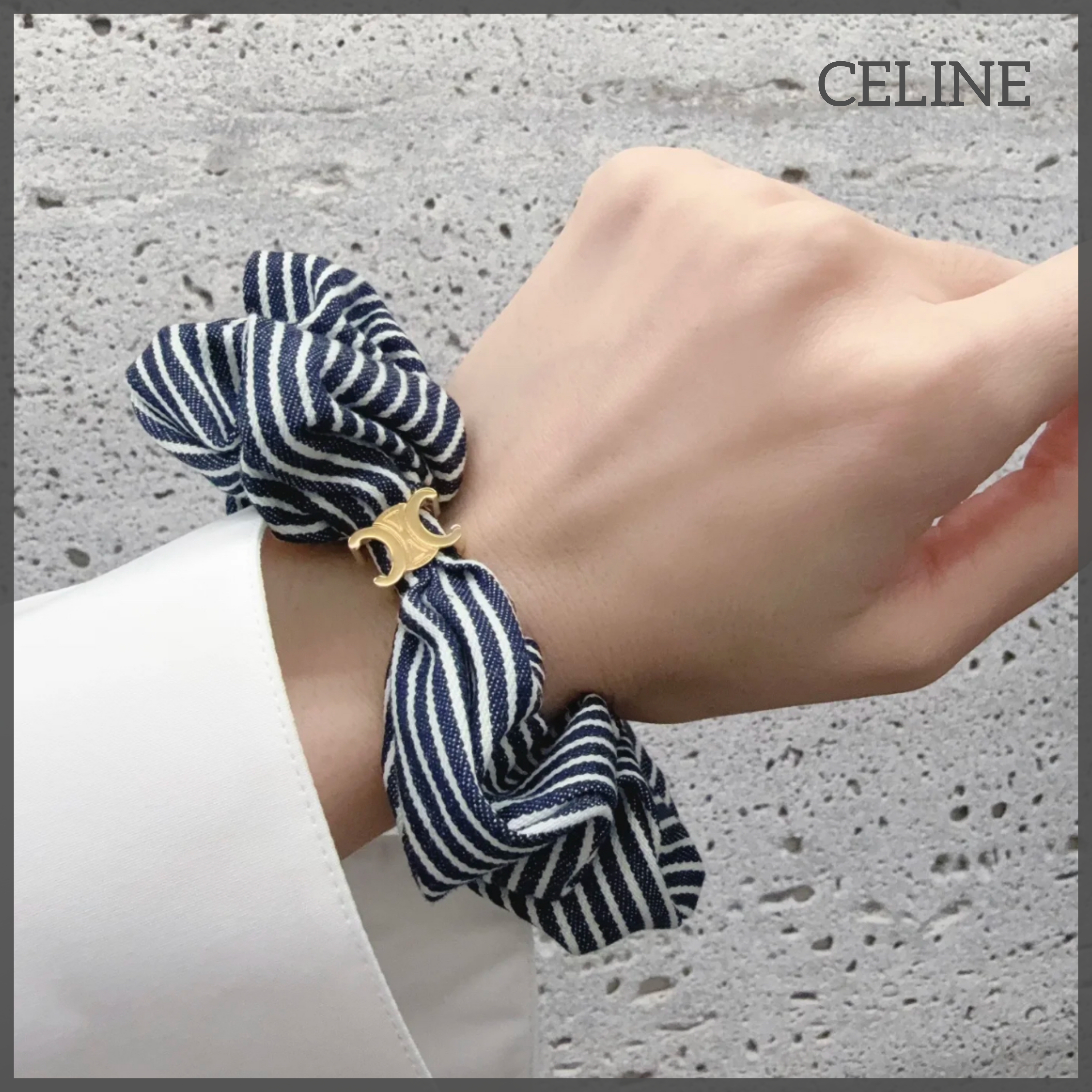 【即完売】CELINE レディース シュシュ コットン