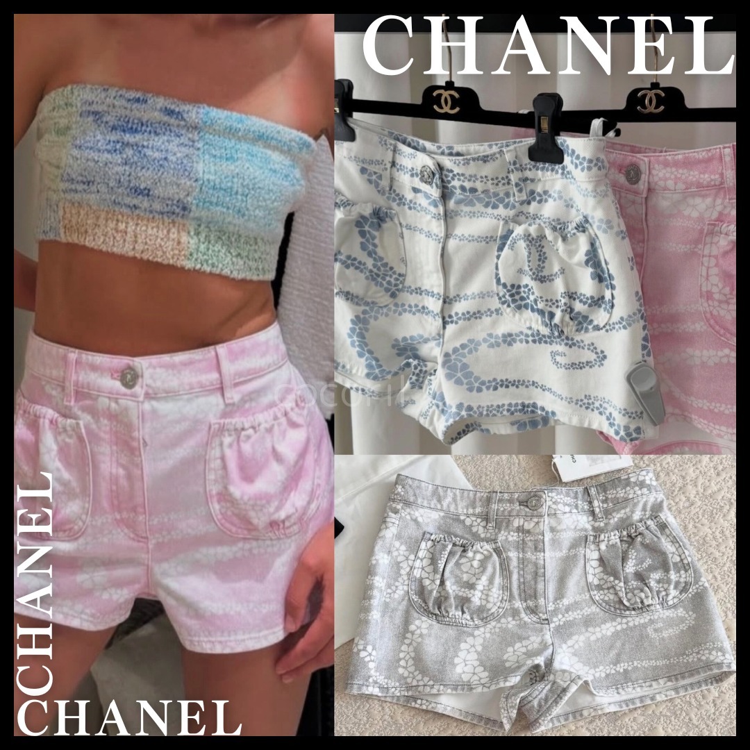 25ココビーチ【夏に人気のショート丈】◆CHANEL◆ショートパンツ