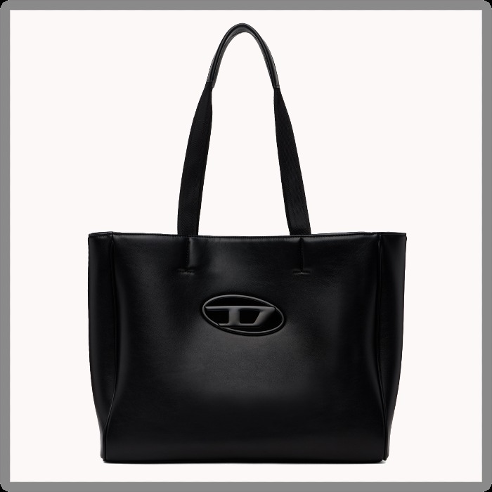 関税負担なし◆DIESEL◆Holi-D Shopper Ew トートバッグ ロゴ