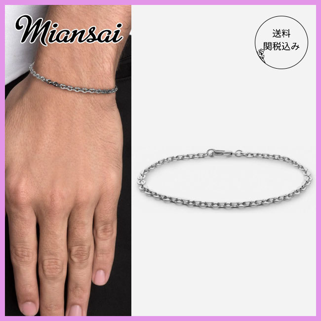 送料関税込【Miansai】リオチェーンブレスレット シルバー