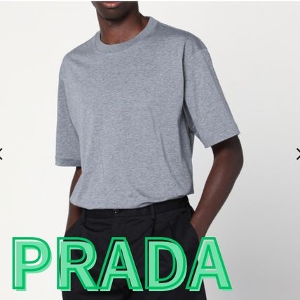 グレー（灰色）系 PRADA(プラダ) Tシャツ・カットソー(メンズ