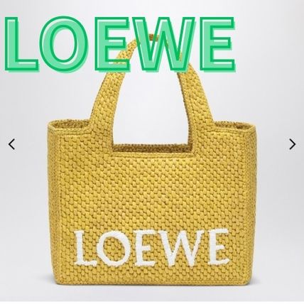 イエロー（黄色）系 LOEWE(ロエベ) トートバッグ(レディース
