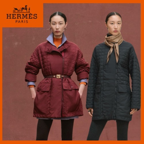 【魅力溢れるキルティング！】HERMES コート