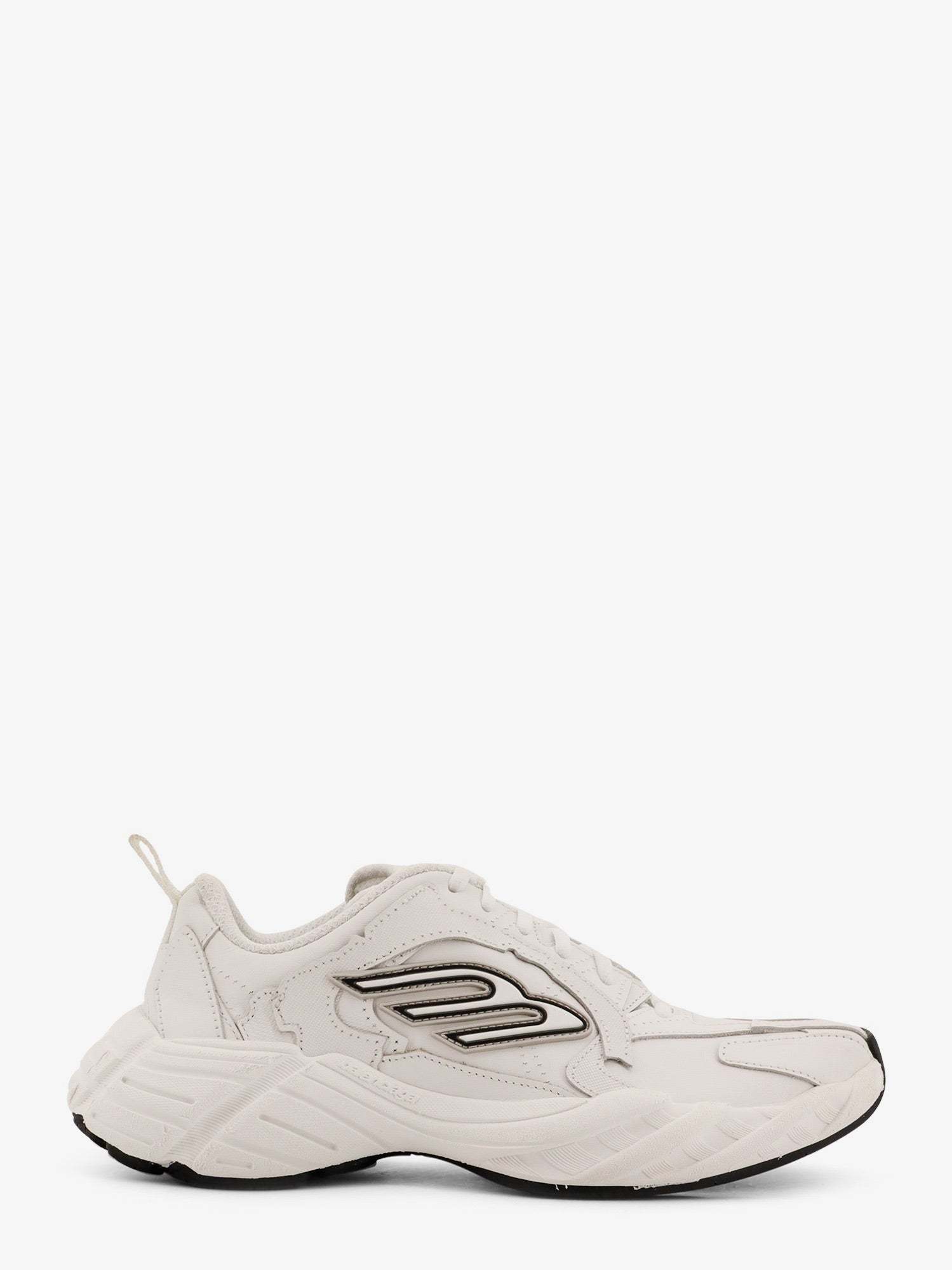 スニーカー BALENCIAGA Monday low-top sneakers leather WHITE