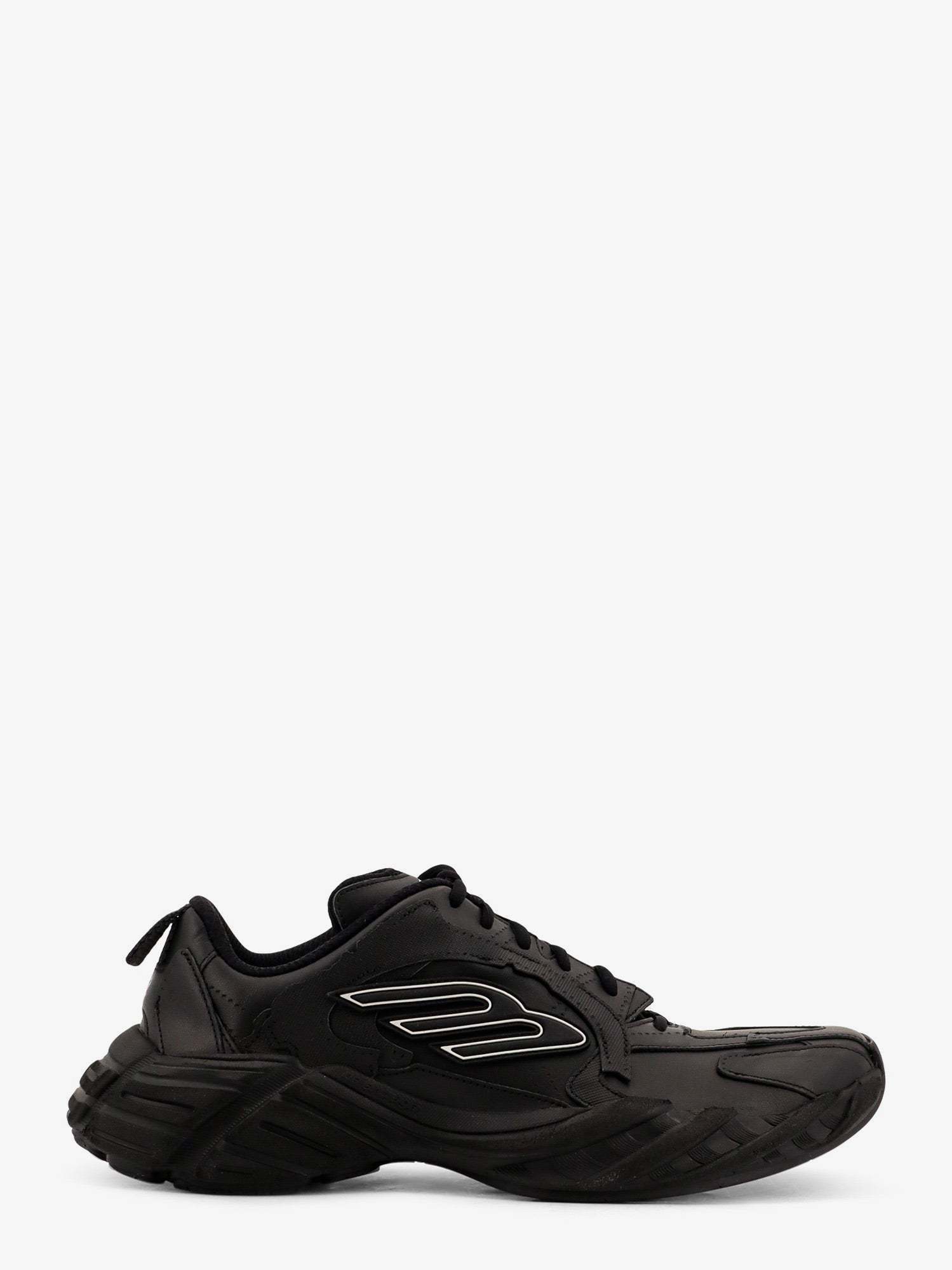 スニーカー BALENCIAGA Monday low-top leather sneakers BLACK