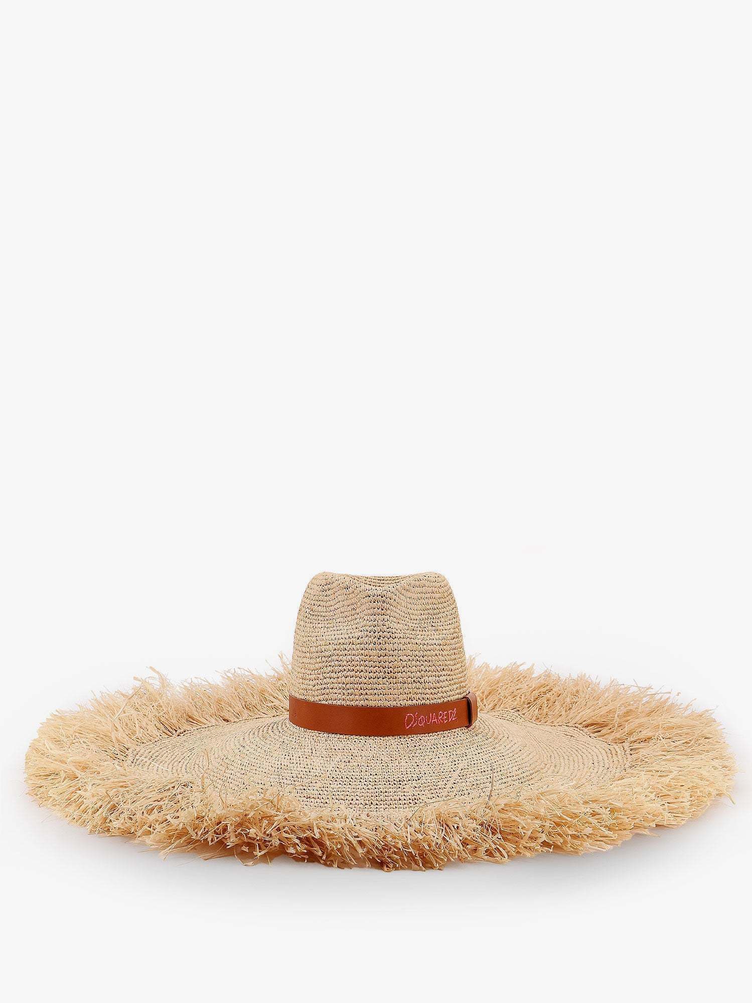 ハット DSQUARED2 Summer Lovers natural rafia hat Beige