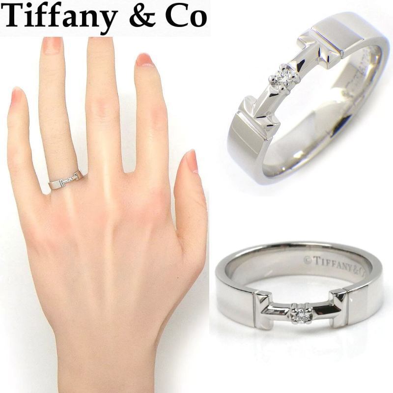【Tiffany & Co】Tiffany T True Diamond Link Ring