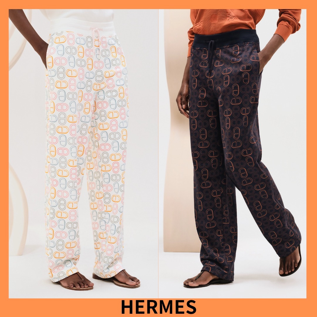 正規店買付【HERMES】Chaine d’Ancre コットンパンツ