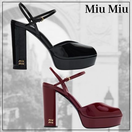 アンクルストラップ MiuMiu(ミュウミュウ) サンダル・ミュール