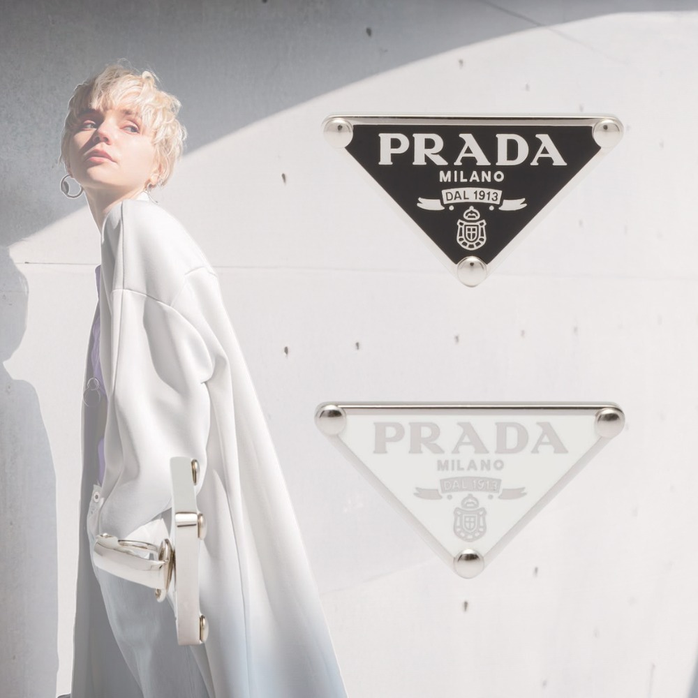 【大人エレガンス】PRADA プラダ シンボル イヤリング 右用