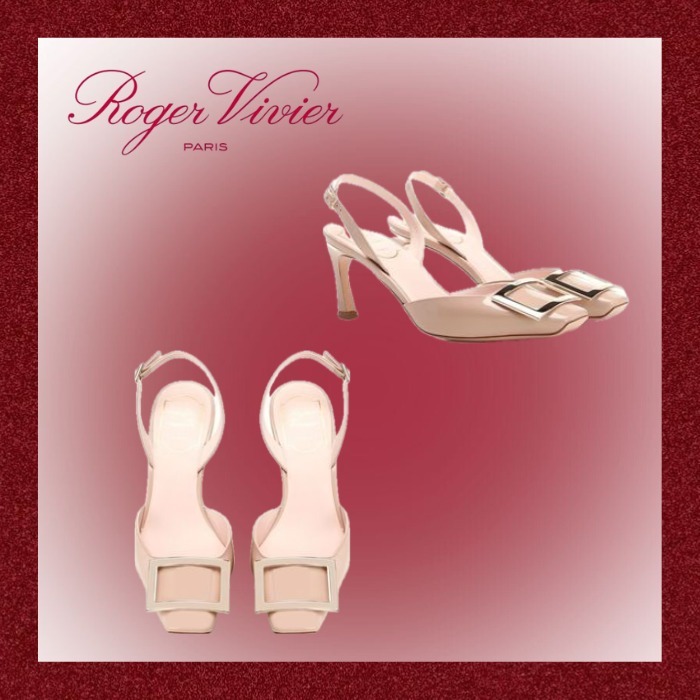 パンプス Roger Vivier Decollete Slingback Trompette