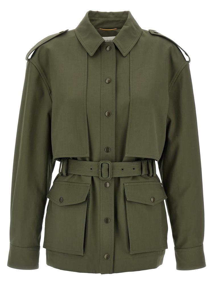 【Saint Laurent】SS25 Saharan Trench Coat