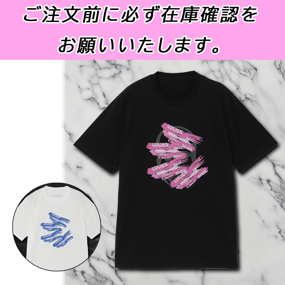 国内配送★lucien pellat-finet★スカル＆LPF PARIS Tシャツ