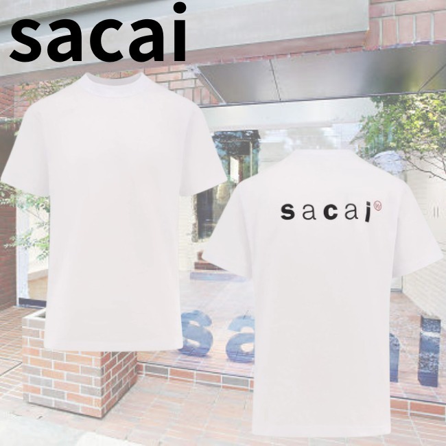 SACAI♡ロゴ入りコットンTシャツ