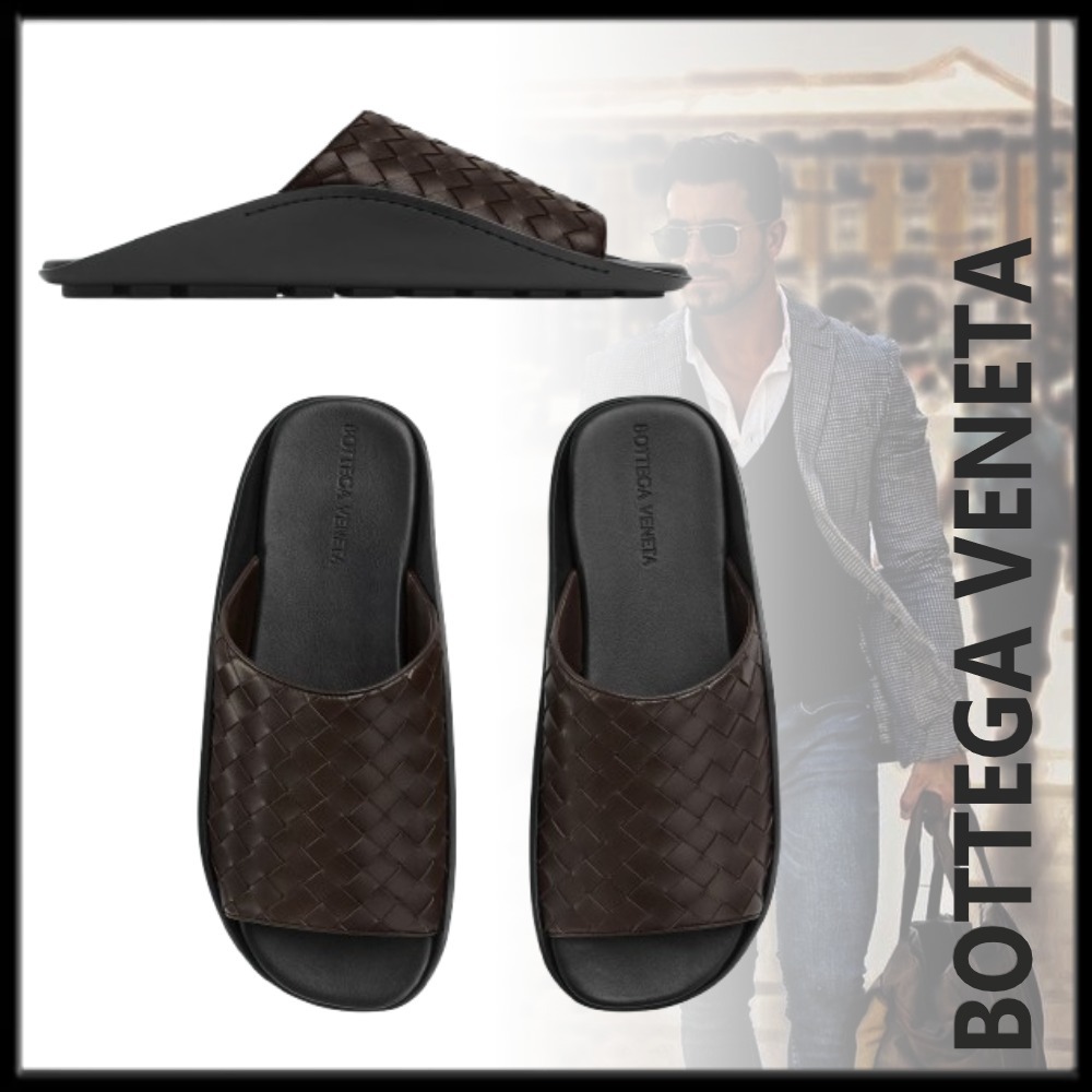 Bottega Veneta お洒落 ウェーブ ミュールサンダル