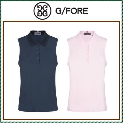 G/FORE ジーフォア ゴルフ レディース ポロシャツ 半袖 トップス