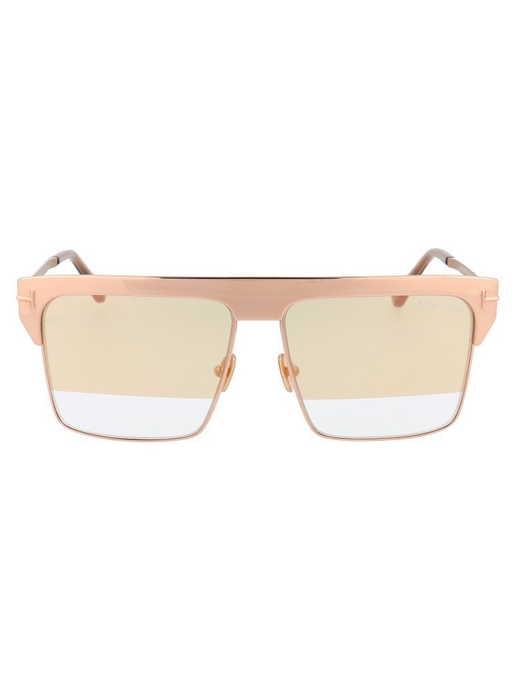 TOMFORD ウエストシルトフレムサンクラス FT0706S 33Z