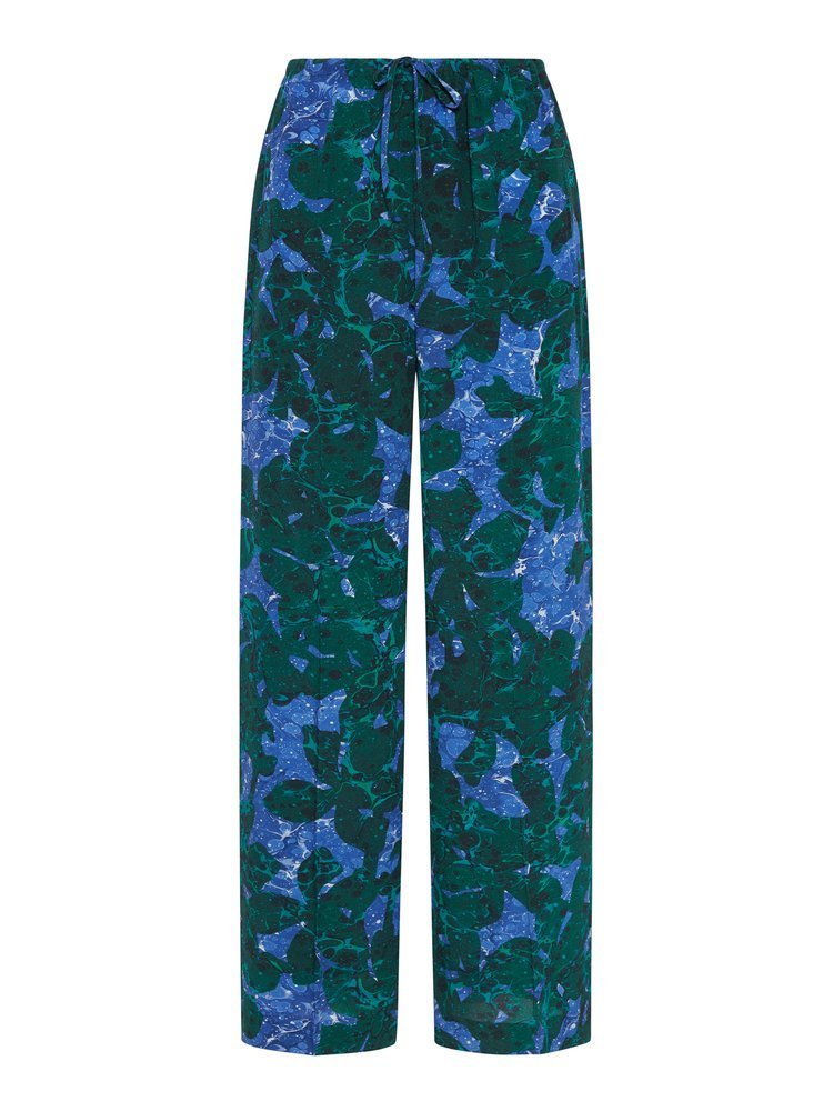 DRIES VAN NOTEN クラフィックフリントトロストリンクトラウサ