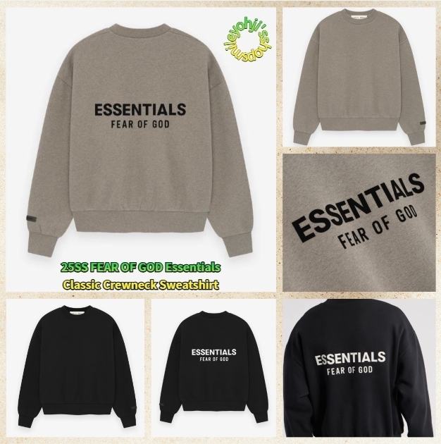 ★25SS★FEAR OF GOD Essentials Classic Crewneck Sweatshirt