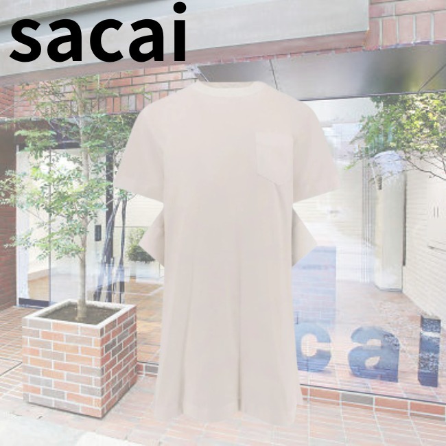 SACAI♡コットンインサート付きドレス