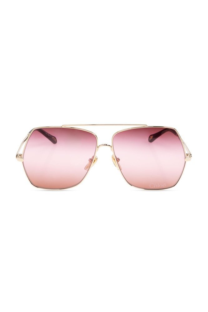 Chloe アイウェア スクエア フレム サンクラス CH0278S0 003