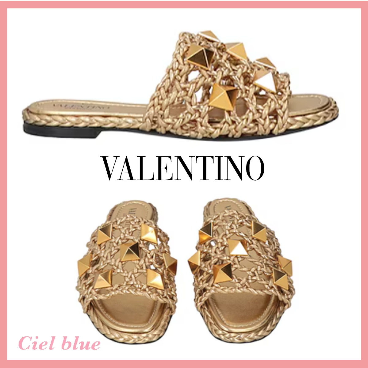 ♡関税送料込♡VALENTINO レザーサンダル