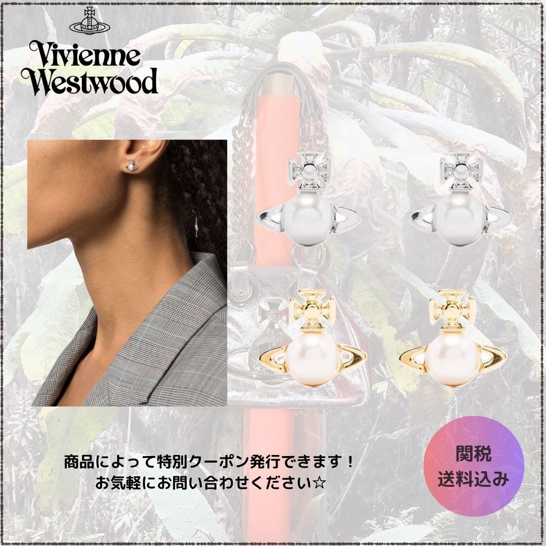 【Vivienne Westwood】ピアス ミニマルオーブ 送料関税込