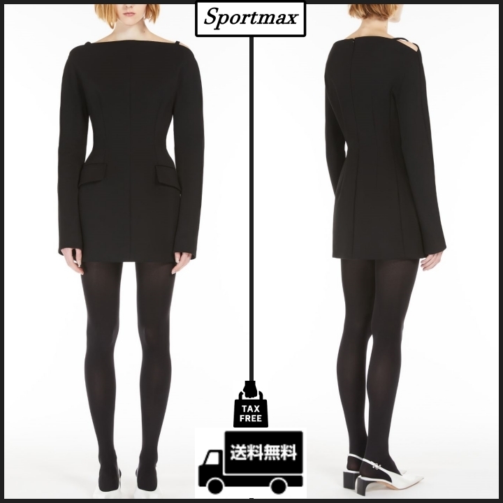 【SPORTMAX】DAKAR ストレッチ カディ ショート ドレス