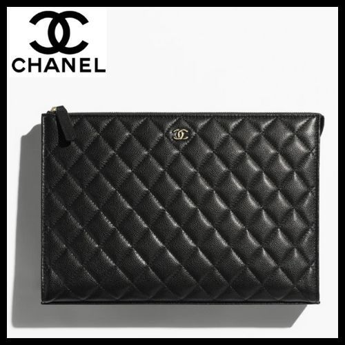 **使いやすいサイズ感◎**【CHANEL】マトラッセクラッチバッグ
