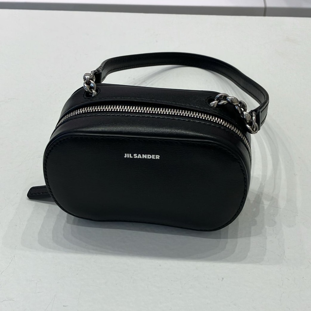 直営店☆JIL SANDER☆SALE! チェーン レザー ショルダーバッグ