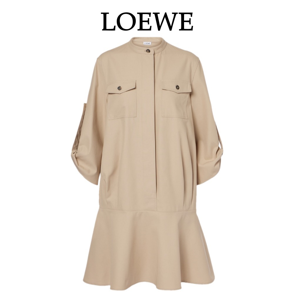 【Loewe】コットンシャツドレス