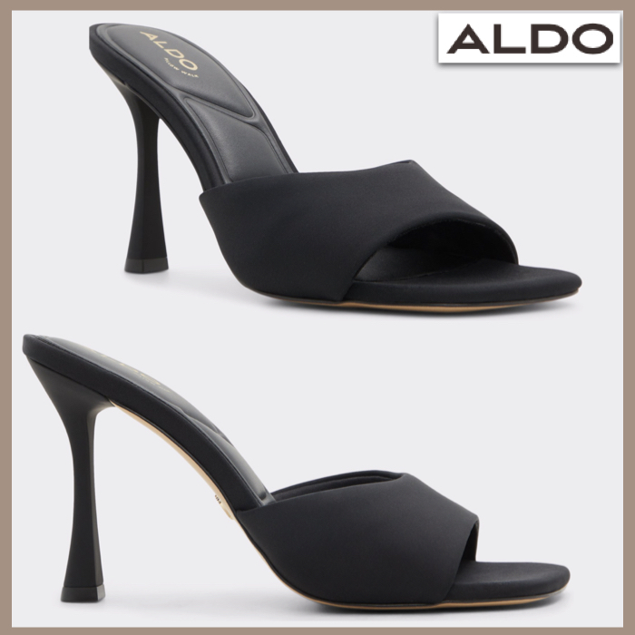 【ALDO】上品★ 美脚＆脚長★スクエアトゥ★ ミュールサンダル