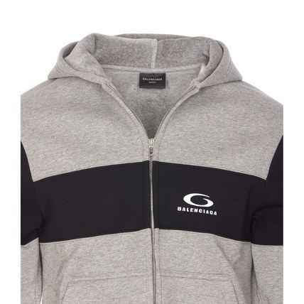［Balenciaga ］LOOP SPORTS ICON LOGO ZIP HOODIE