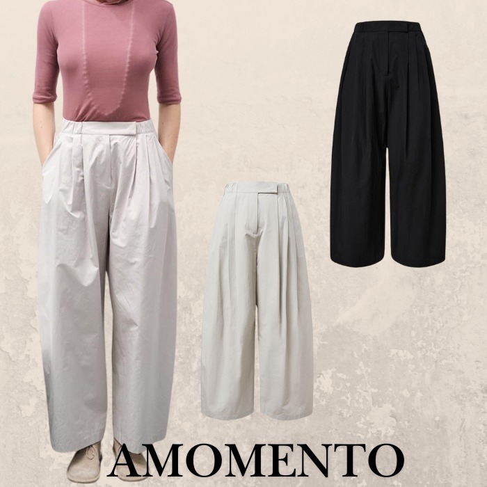 ☆韓国人気☆3タックバンディングパンツ/AMOMENTO☆