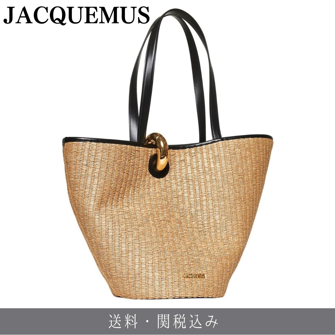 JACQUEMUS Le Bambola ラフィア トートバッグ 送料関税込み