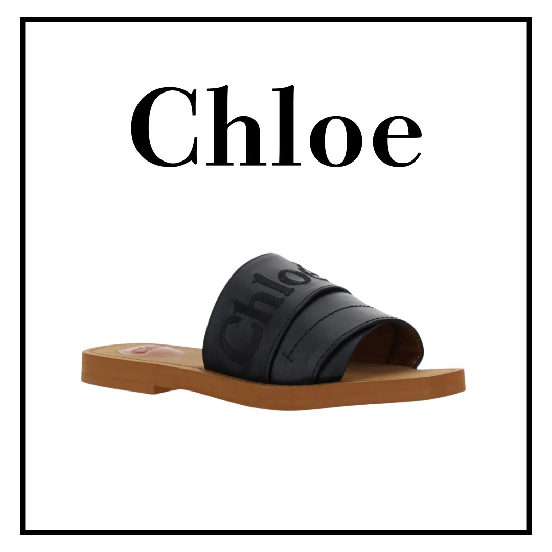 【Chloe】Woody フラットミュール