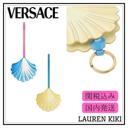 【関税込み】Versace マルチカラー チャーム ストラップ VERSACE(ヴェルサーチェ) キーホルダー・キーリング(レディース