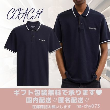 ネイビー（紺）系 Coach(コーチ) ポロシャツ(メンズ) - 海外通販