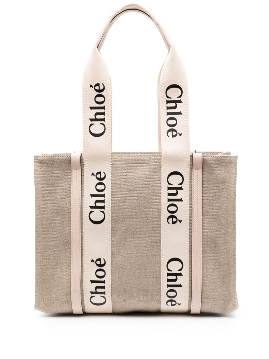 【関税＆送料込み】ChloAC Woody Canvas Medium Tote