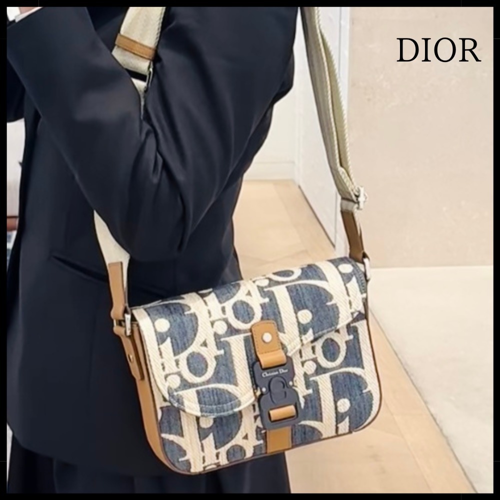 【大人格好良い】Dior Saddle メッセンジャーバッグ ショルダー