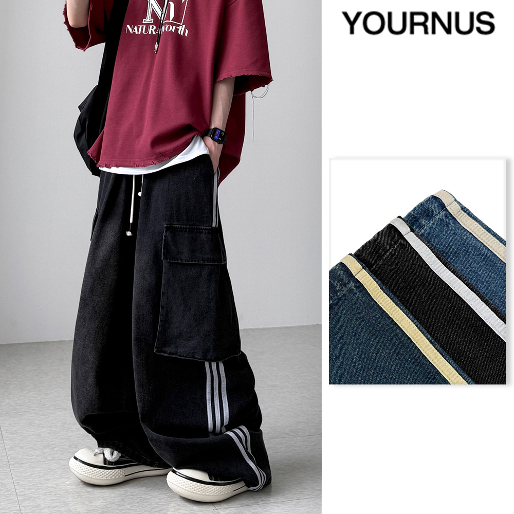 【YOURNUS】Kinoya Track Cargo Denim