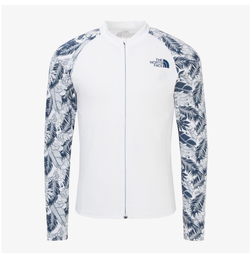 [THE NORTH FACE] M'S WAVEY PRINT RASHGUARD★NJ5JR04