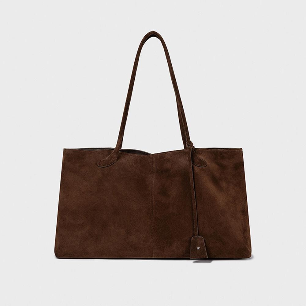 ★LOW CLASSIC★ HARICOT BAG_BROWN SUEDE_LW255BA12BR