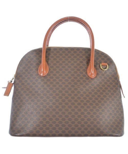 CELINE セリーヌ ハンドバッグ 茶xベージュ(総柄) 4501825Y0070
